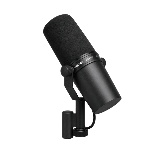 Shure SM7B broadcast microphone